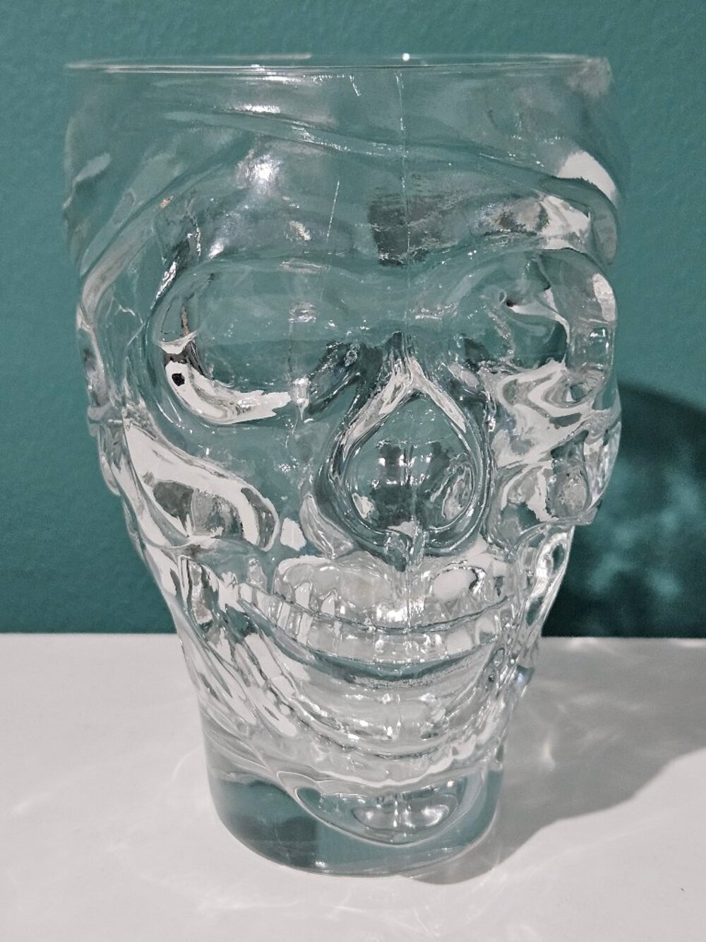 Boneshaker India Pale Ale Pirate Skull Glass Beer Mug 32 oz Amsterdam Brewing